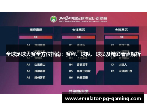 全球足球大赛全方位指南：赛程、球队、球员及精彩看点解析