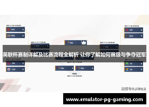 英联杯赛制详解及比赛流程全解析 让你了解如何晋级与争夺冠军